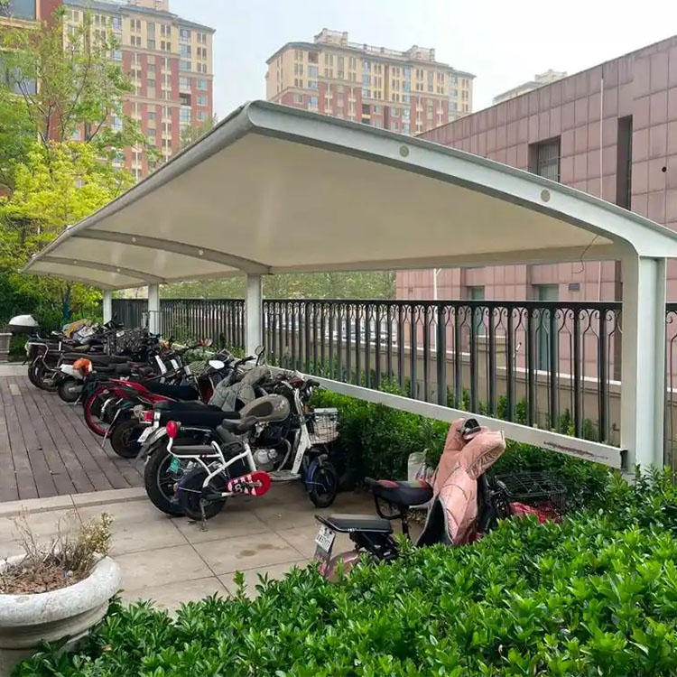 黄龙县膜结构电动车棚